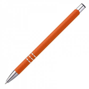 Logo trade promotional giveaways image of: Metal ballpen NEW JERSEY
