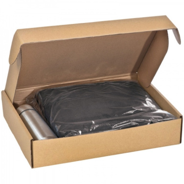 Logo trade promotional merchandise picture of: Set fleece blanket and thermal flask LIVERPOOL