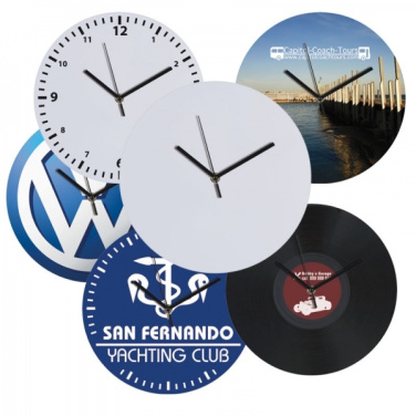 Logotrade advertising product image of: Wall clock with allover clock face VENICE