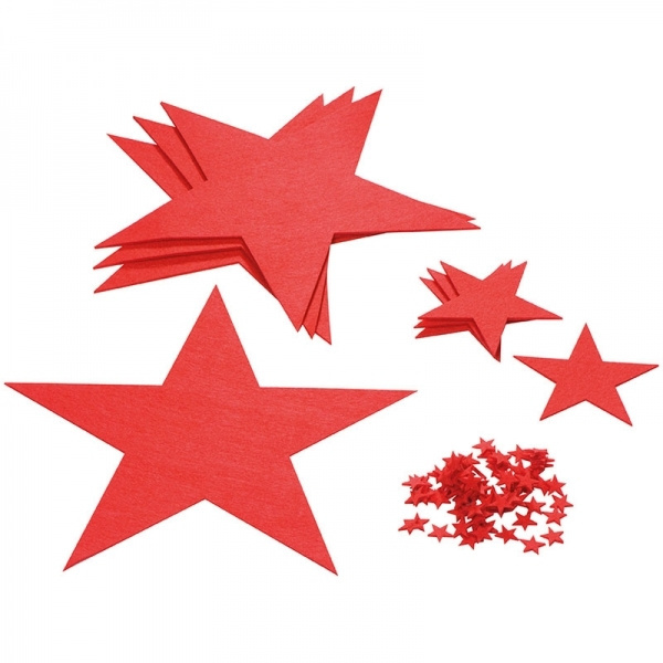 Logo trade promotional gifts picture of: Felt star set KARLSTAD