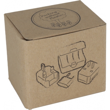 Logotrade promotional giveaway image of: Travel adapter PERU