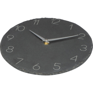 Logotrade promotional merchandise image of: Slate wall clock GRAZ