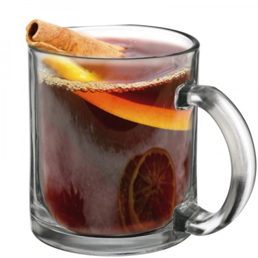 Logo trade promotional gifts image of: Glass mug LIMERICK 300 ml