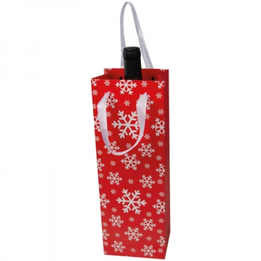 Logo trade promotional products picture of: Wine bag in Christmas design LAPLAND