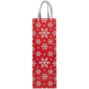 Logo trade promotional items image of: Wine bag in Christmas design LAPLAND
