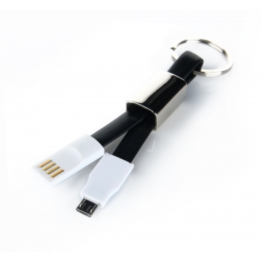 Logotrade promotional giveaways photo of: Data transfer cable and keyring