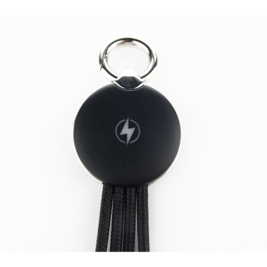 Logo trade promotional products image of: 3in1 cable with enlighted logo for engraving, RXD-368