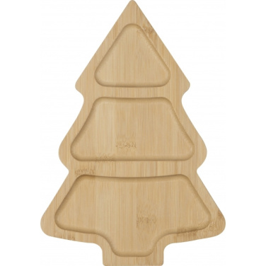 Logo trade advertising product photo of: Bamboo snack tray LOUISVILLE