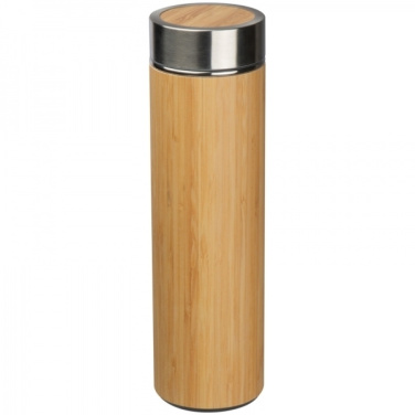 Logo trade promotional gift photo of: Stainless steel bottle VALDEMORO 550 ml