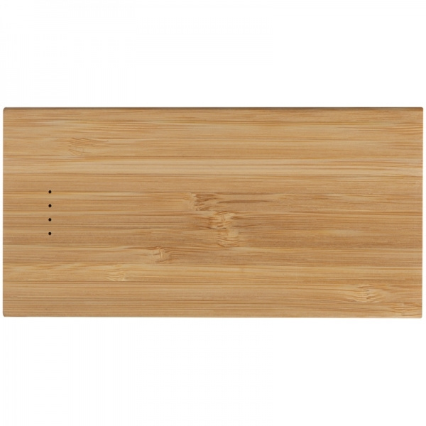 Logotrade promotional item image of: Bamboo power bank KATOWICE