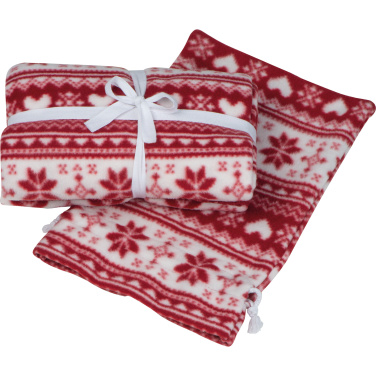 Logo trade promotional items image of: Christmassy blanket DEBRECEN