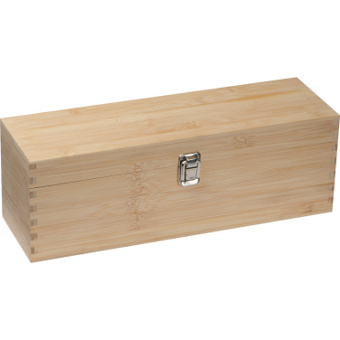 Logotrade promotional products photo of: Wooden wine box SAINT-ETIENNE