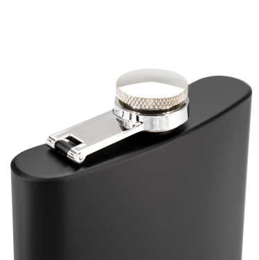 Logo trade corporate gift photo of: Hip flask OLYMPOS Schwarzwolf