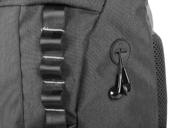 Logo trade promotional merchandise picture of: Rolltop backpack ELBERT Schwarzwolf