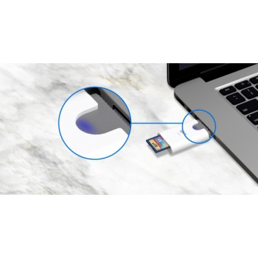 Logo trade advertising product photo of: MicroSD and SD card reader Silicon Power Combo 3.1