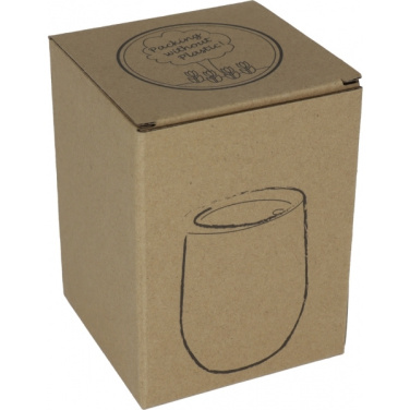 Logo trade promotional products picture of: Stainless steel mug with wooden look BRIGHTON 380 ml