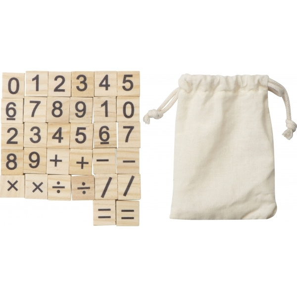 Logotrade promotional merchandise image of: Wooden counting game LIBEREC