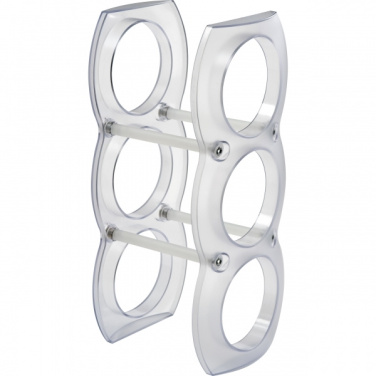 Logotrade advertising product picture of: Plastic wine rack MONTEGO BAY