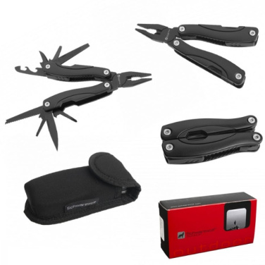 Logo trade promotional items image of: Multitool ARMADOR NEW Black Schwarzwolf