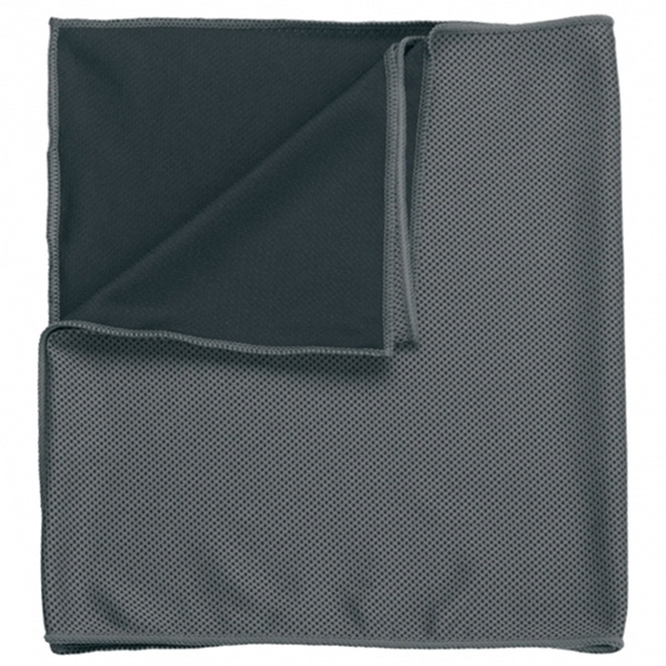 Logotrade promotional item image of: Towel LANAO Schwarzwolf