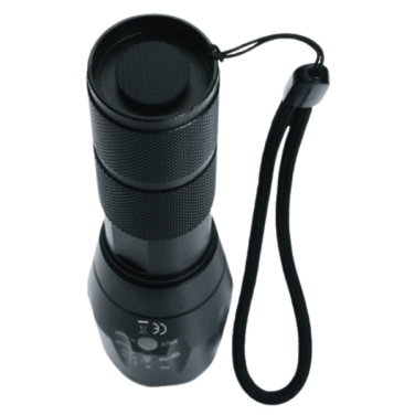 Logotrade advertising product image of: Flashlight ANTELAO Schwarzwolf