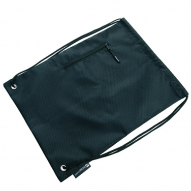 Logo trade advertising products image of: Drawstring bag NUNAVUT Schwarzwolf