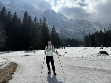 Logotrade advertising product image of: Trekking poles DENALI Schwarzwolf