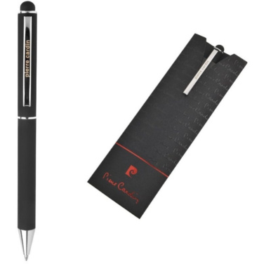 Logotrade promotional gift image of: Metal ballpoint pen, touch pen, soft touch CLAUDIE Pierre Cardin