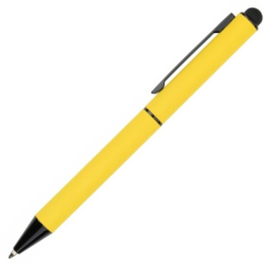 Logo trade promotional giveaways image of: Metal ballpoint pen, touch pen, soft touch CELEBRATION Pierre Cardin