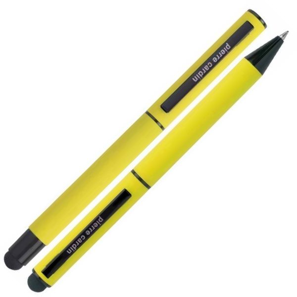 Logo trade promotional products picture of: Writing set touch pen, soft touch CELEBRATION Pierre Cardin