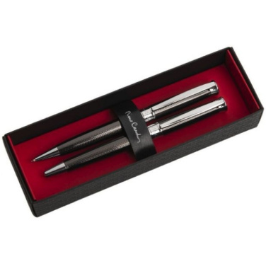 Logotrade promotional merchandise picture of: Metal set of ballpoint pen and roller ROI