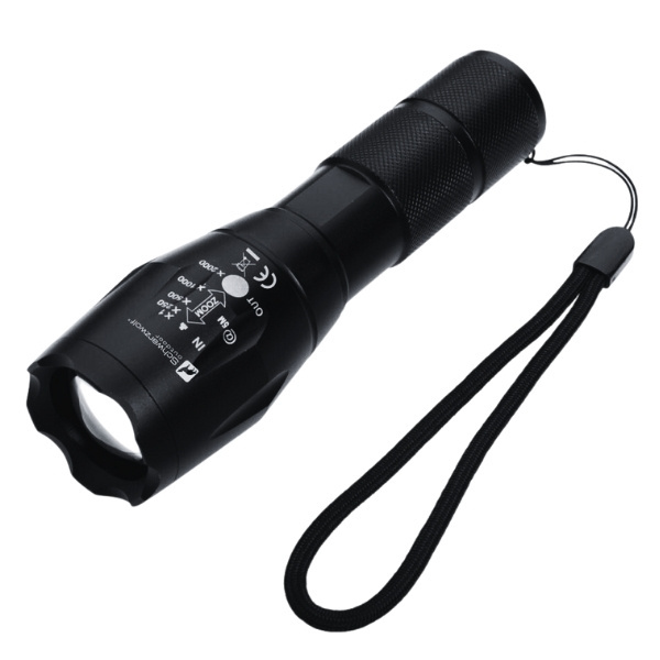 Logotrade business gifts photo of: Flashlight DELGADA Schwarzwolf