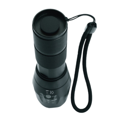Logo trade corporate gift photo of: Flashlight DELGADA Schwarzwolf
