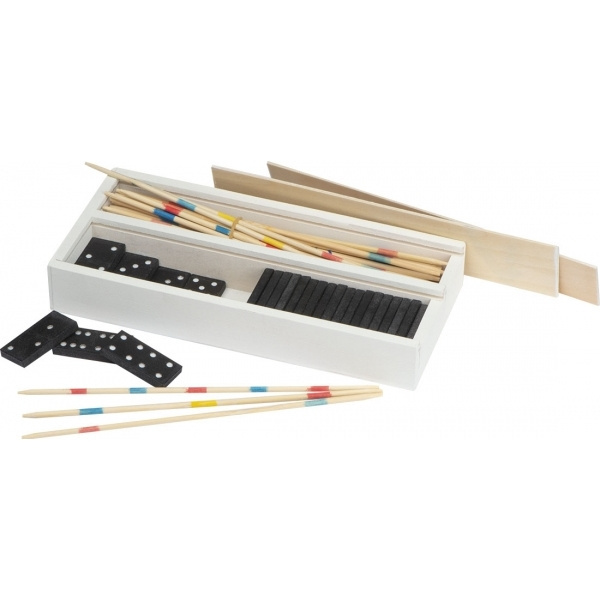 Logotrade promotional product image of: Mikado and Domino Game FOLIGNO