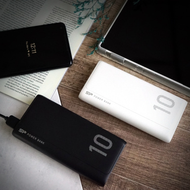 Logo trade promotional gifts image of: POWER BANK SILICON POWER GP15 10 000 MAH