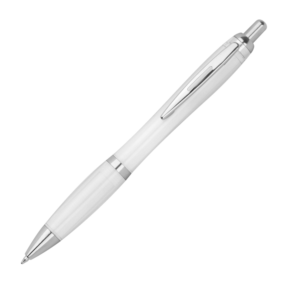Logo trade promotional gifts image of: Transparent ballpen ALKEN