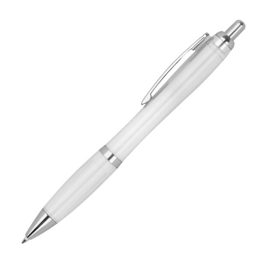 Logotrade promotional merchandise picture of: Transparent ballpen ALKEN
