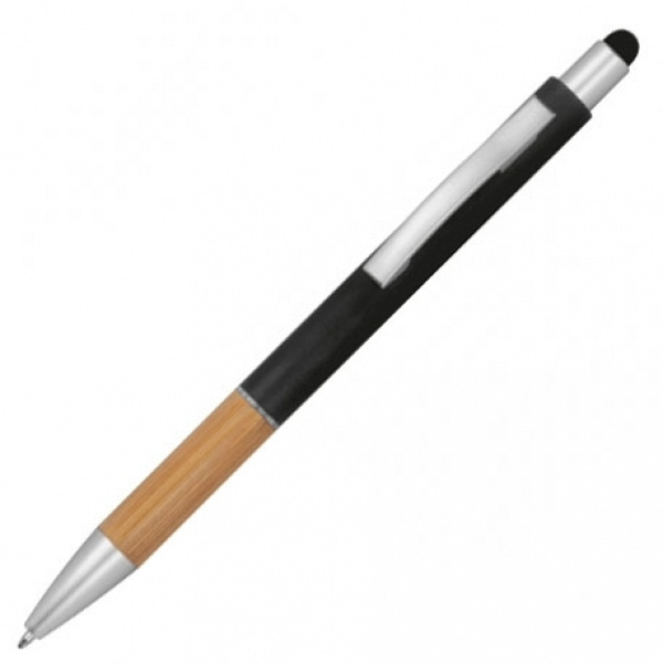 Logo trade corporate gifts image of: Ballpoint with touch function TRIPOLI