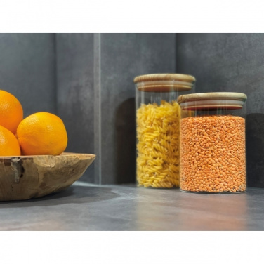 Logo trade promotional products picture of: Borosilicate container ONTARIO 1000 ml