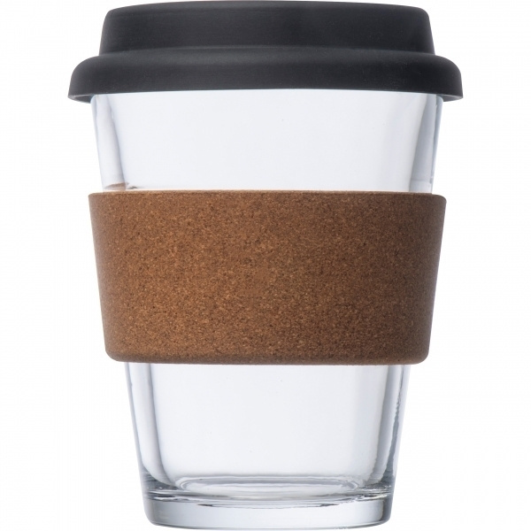 Logotrade promotional giveaways photo of: Glass drinking cup WROCŁAW 350ml