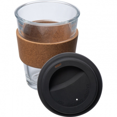 Logotrade advertising product picture of: Glass drinking cup WROCŁAW 350ml