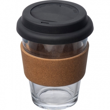 Logotrade promotional items photo of: Glass drinking cup WROCŁAW 350ml