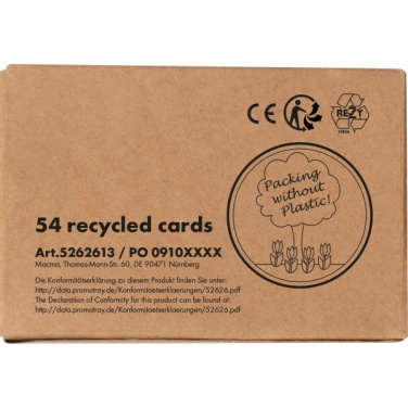 Logotrade corporate gift image of: Playing cards NEW CASTLE