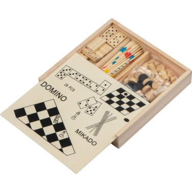 Logo trade corporate gift photo of: Wooden game collection RIGA