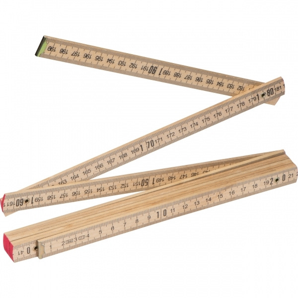 Logotrade promotional item image of: Folding rule ST. GALLEN