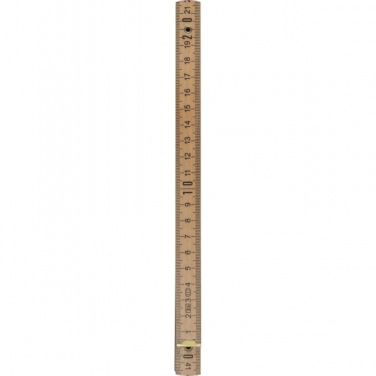 Logo trade promotional products image of: Folding rule ST. GALLEN