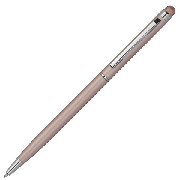 Logotrade promotional giveaway image of: Ball pen with touch function CATANIA
