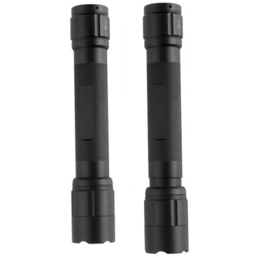 Logo trade promotional giveaways image of: Flashflight ONTAKU Schwarzwolf