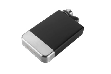 Logo trade promotional items picture of: Hip flask HALTI Schwarzwolf