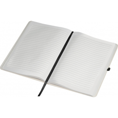 Logo trade promotional merchandise picture of: A5 notebook IZMIR